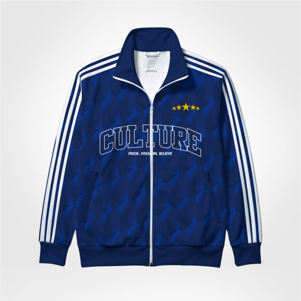 PLEASURE JAKET TRACKTOP CULTURE PERSIB BANDUNG FOOTBALL CASUAL