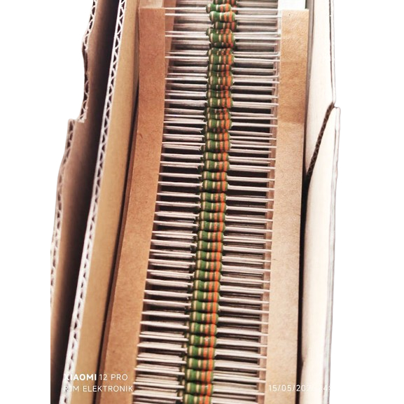 10 pcs RESISTOR 3.3 OHM 1/2 watt japan original murah