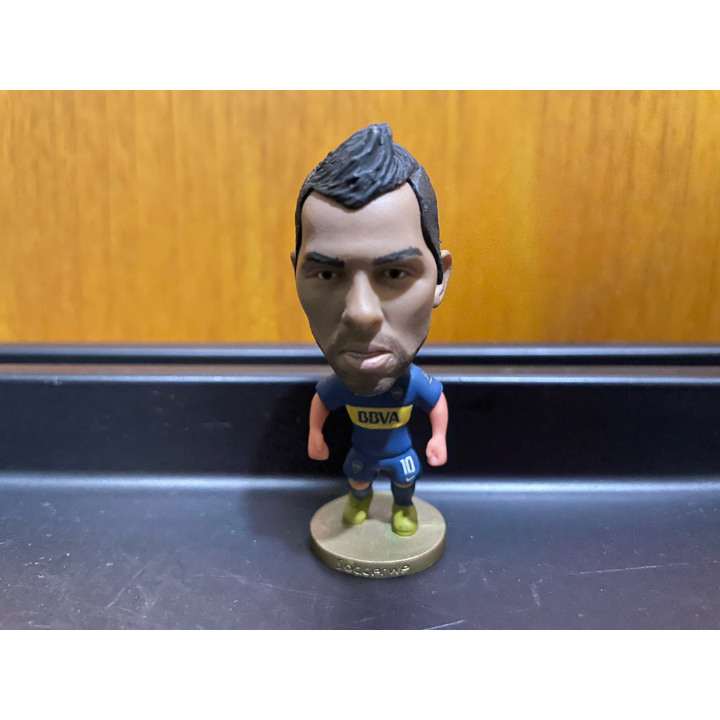 Soccerwe Soccer Action Figure - Carlos Tevez Boca Juniors ( REPAINT )