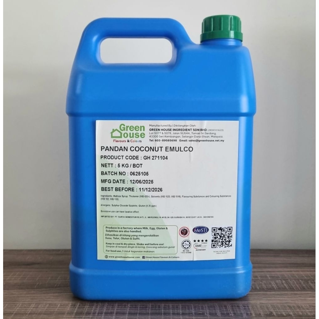 Pandan Coconut Emulco 5 kg - Green House