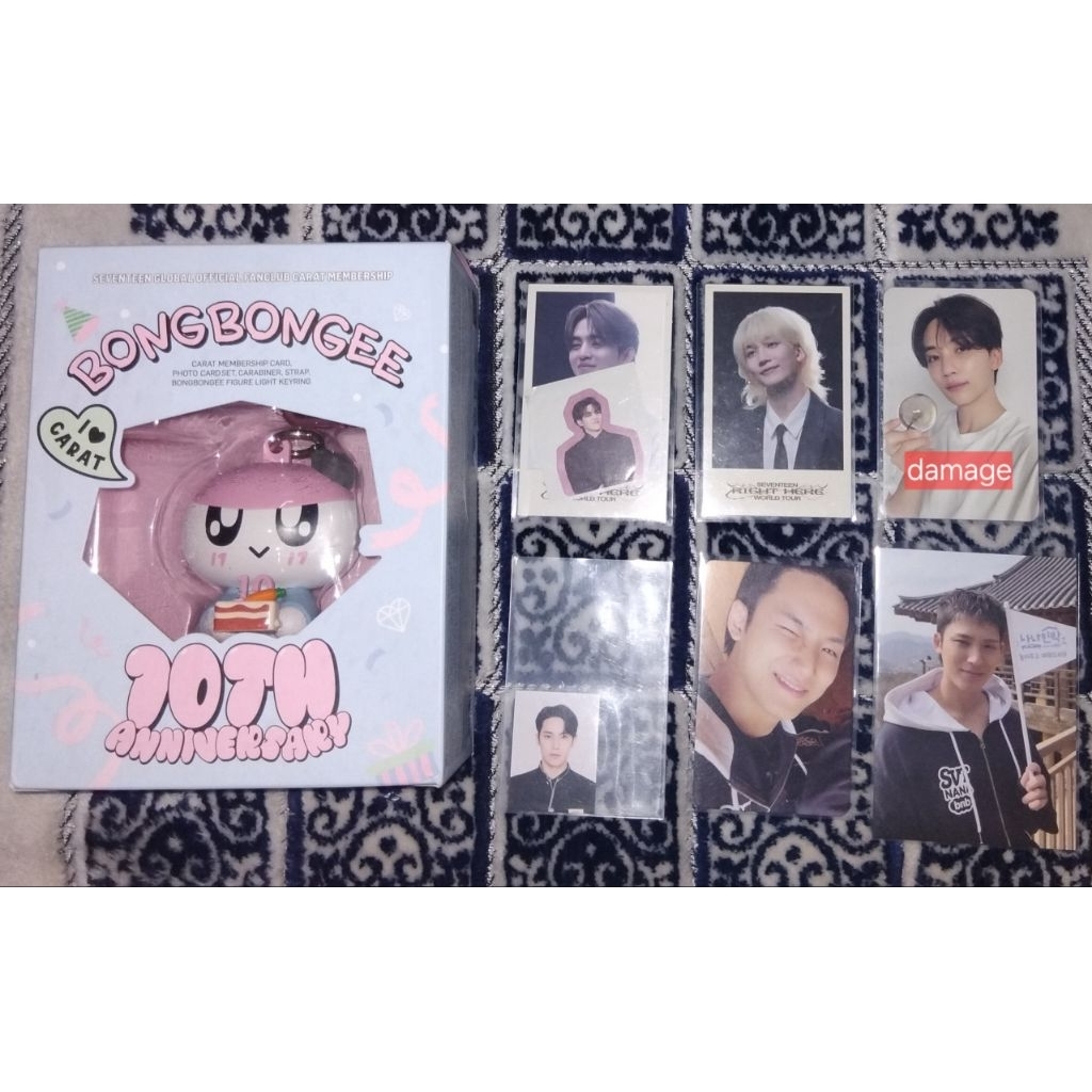 (baca deskripsi) SEVENTEEN MEMBERSHIP BONGBONGEE KEYRING, SCOUPS POLA RIGHT HERE, JEONGHAN POLA RIGH