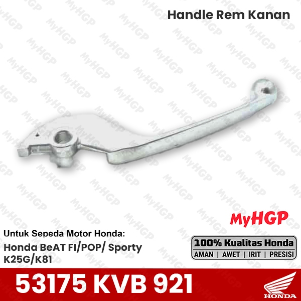 53175KVB921 Handle Rem Kanan Honda BeAT FI 53175-KVB-921