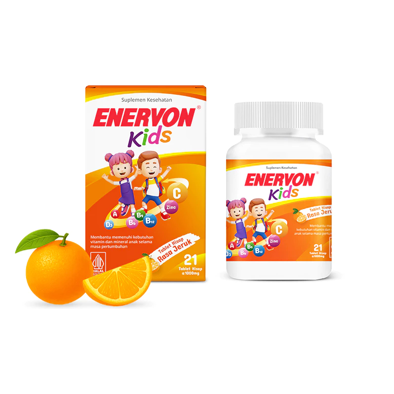 Enervon C Kids Tablet Hisap 21 Tablet
