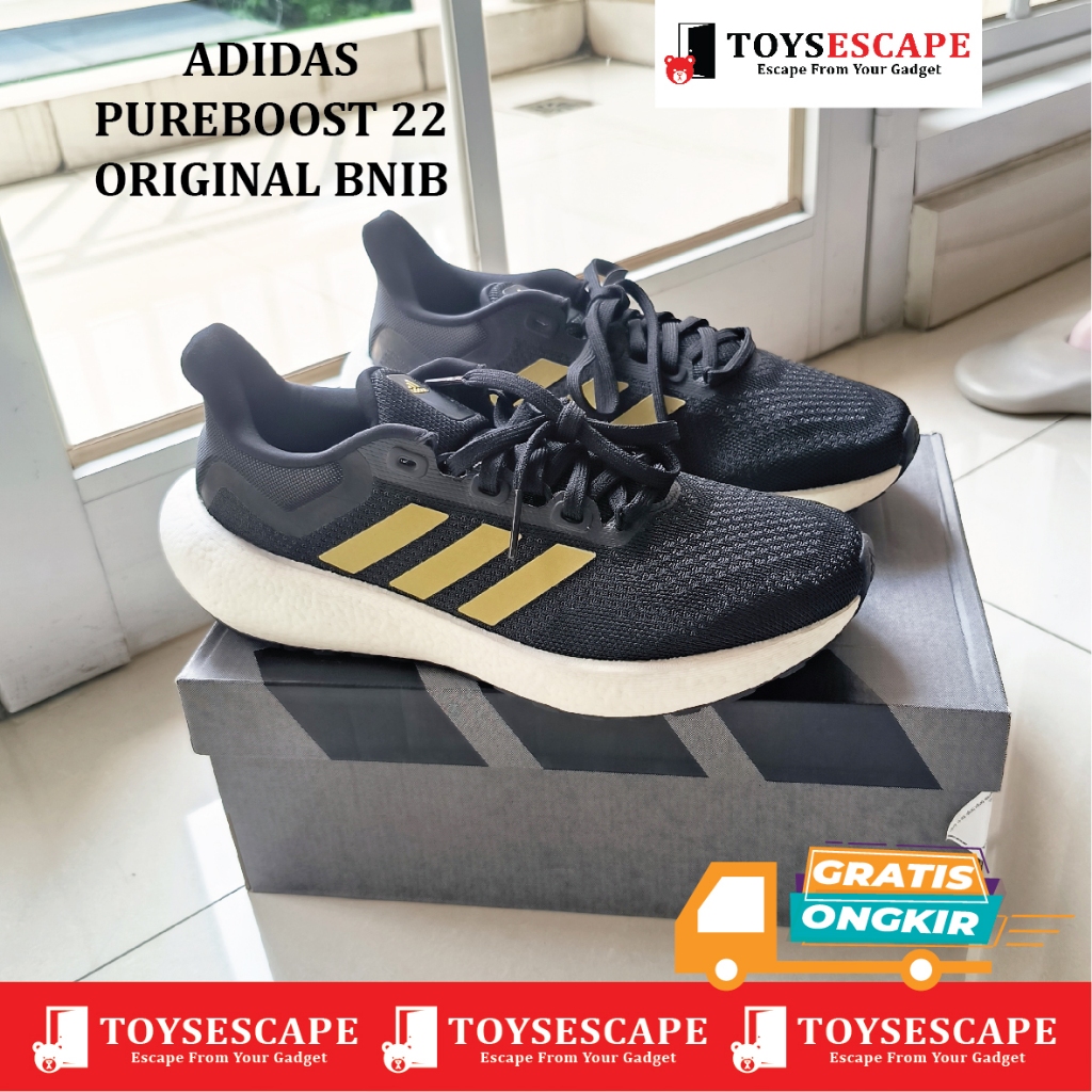 SEPATU RUNNING ADIDAS PUREBOOST 22 ORIGINAL BNIB | SEPATU LARI ADIDAS PUREBOOST