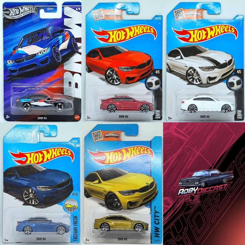Hot Wheels BMW M4 BMW Series Gold City White BMW Roby Diecast