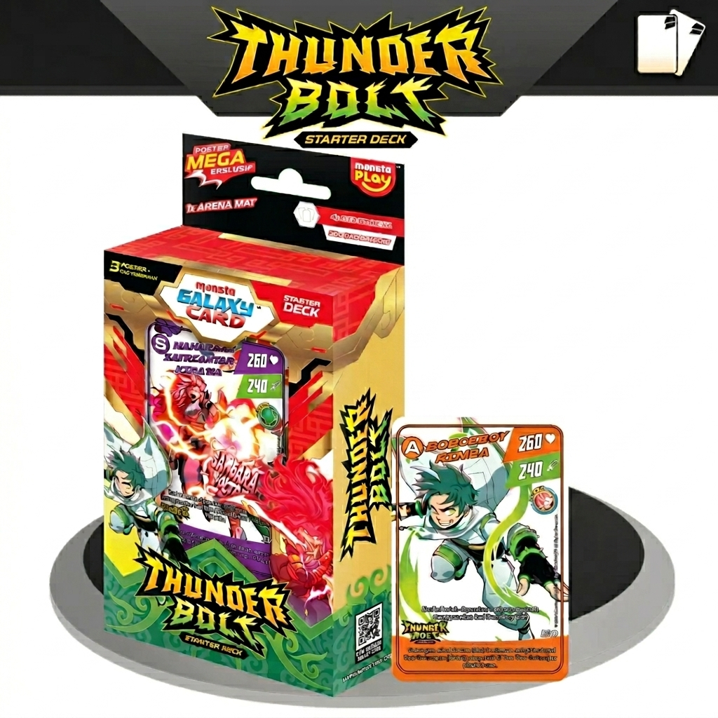 Thunder Bolt Starter Deck - Boboiboy Monsta Galaxy Card