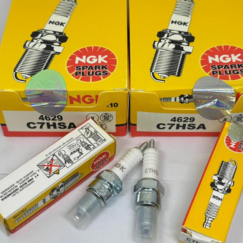 PROMO BUSI C7HSA NGK BUSI MOTOR SUPRA JUPITER Z SHOGUN DLL (ISI 10 PCS/1KOTAK)