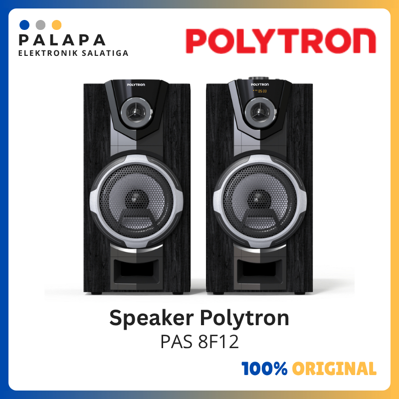 Speaker Aktif Polytron PAS 8F12 – Bluetooth Super Bass Karaoke 80W 8 Inch