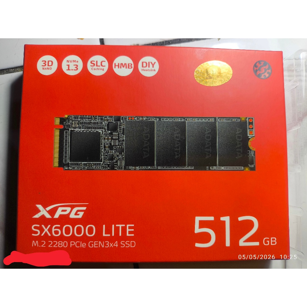 SSD NVMe M2 ADATA 512GB XPG SX6000 LNP PCIe Gen3x4