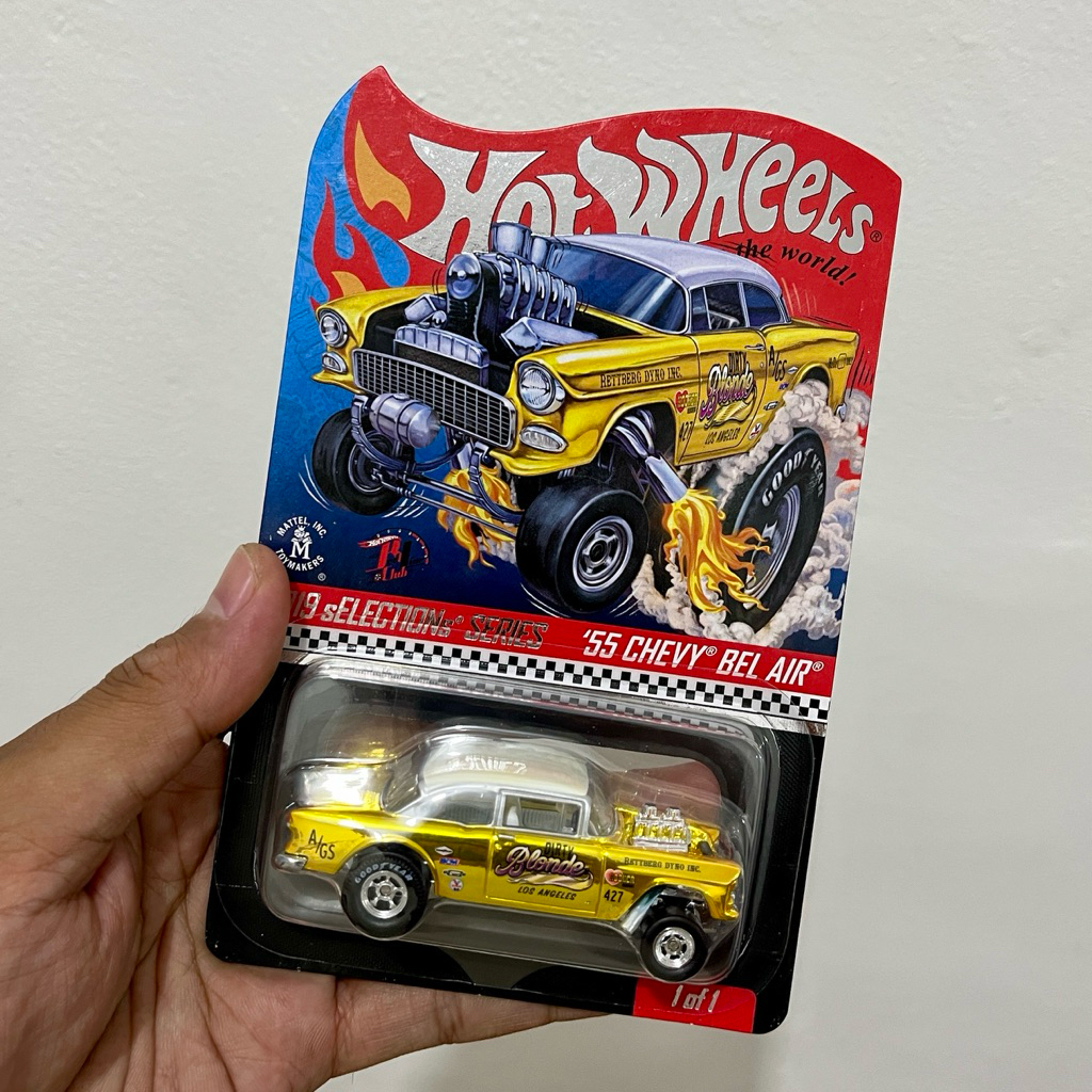 HotWheels 55 Chevy Bel Air Gasser Dirty Blonde