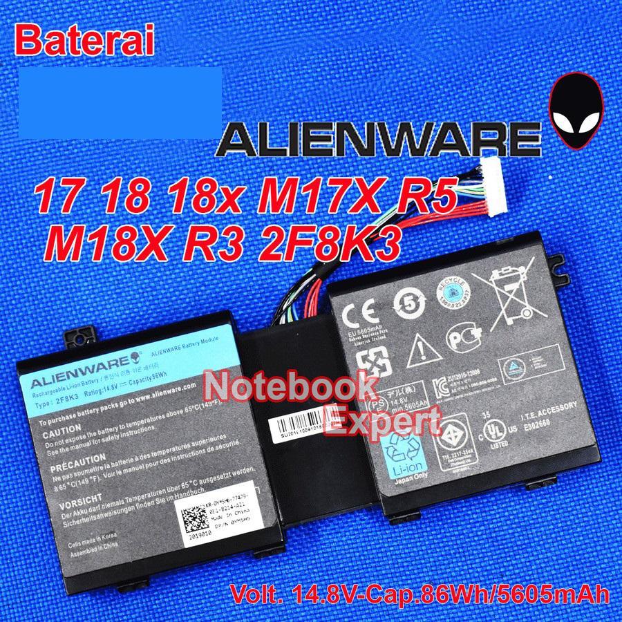 Baterai for Alienware 17 18 18X M17X R5 M18X R3 2F8K3