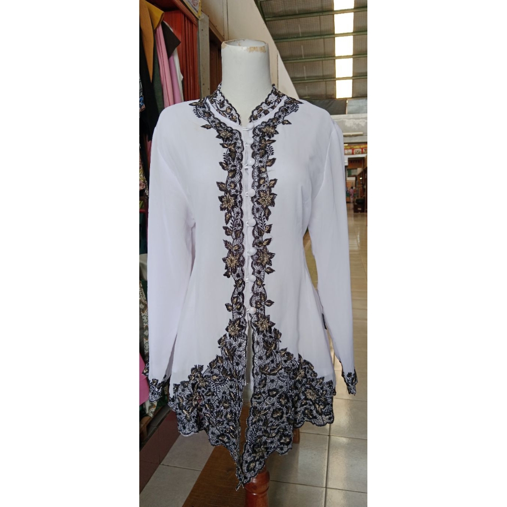 Preloved Kebaya Encim Putih