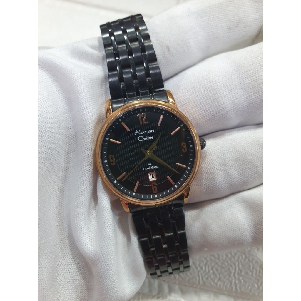 Jam Alexandre Christie 8327LD Original Wanita Preloved