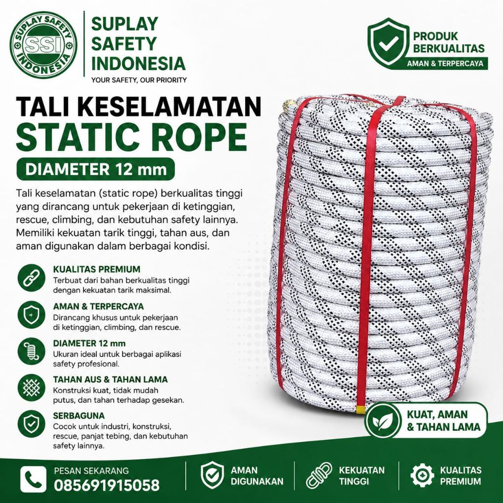 TALI KARMANTEL 12MM X 50M - 12MM X 100M - 12MM X 150M - 12MM X 200M KARMANTEL ORIGINAL - KARMANTEL