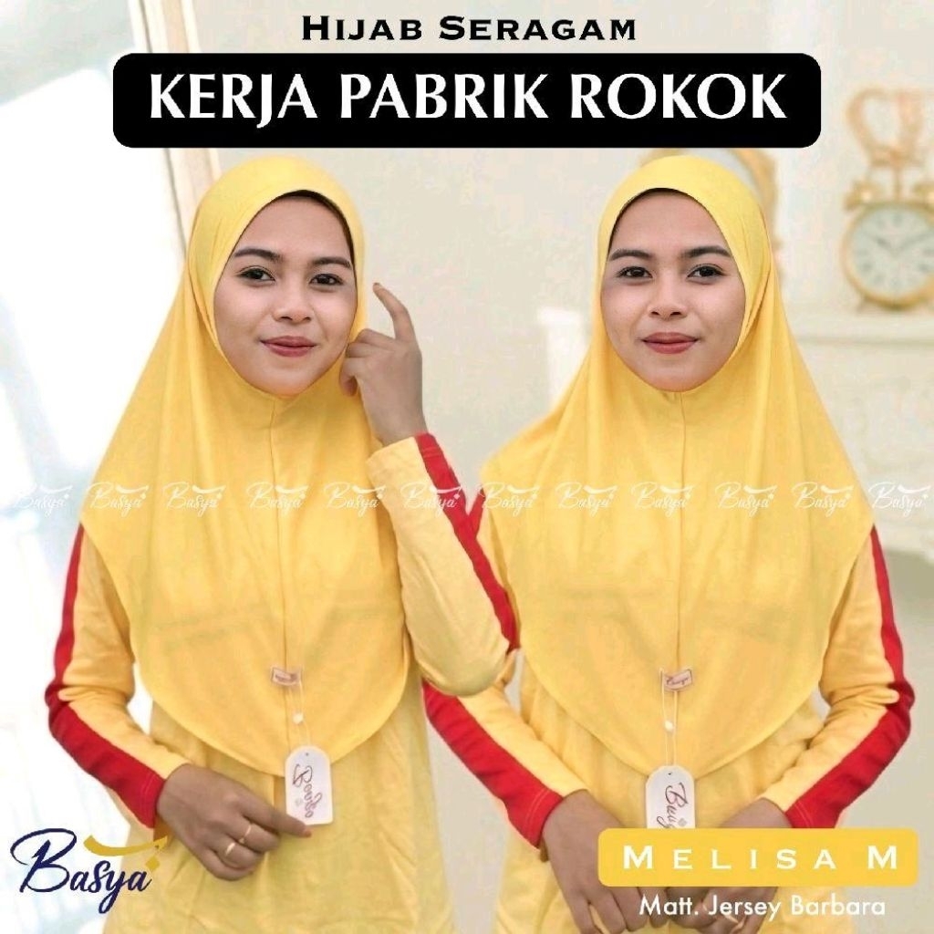HIJAB SERAGAM KERJA PABRIK•hijab instan seragam pabrik•jilbab kerja•kerudung kerja•bergo instan•