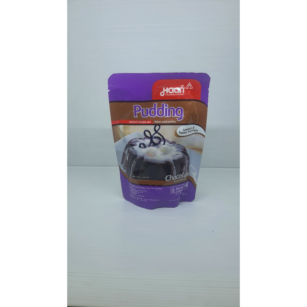 haan puding coklat puding mangga 145gr pouch puding instant