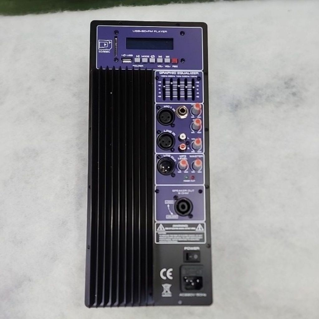 Kit Power Aktif UNGU EQ + Digital Player + Echo mic