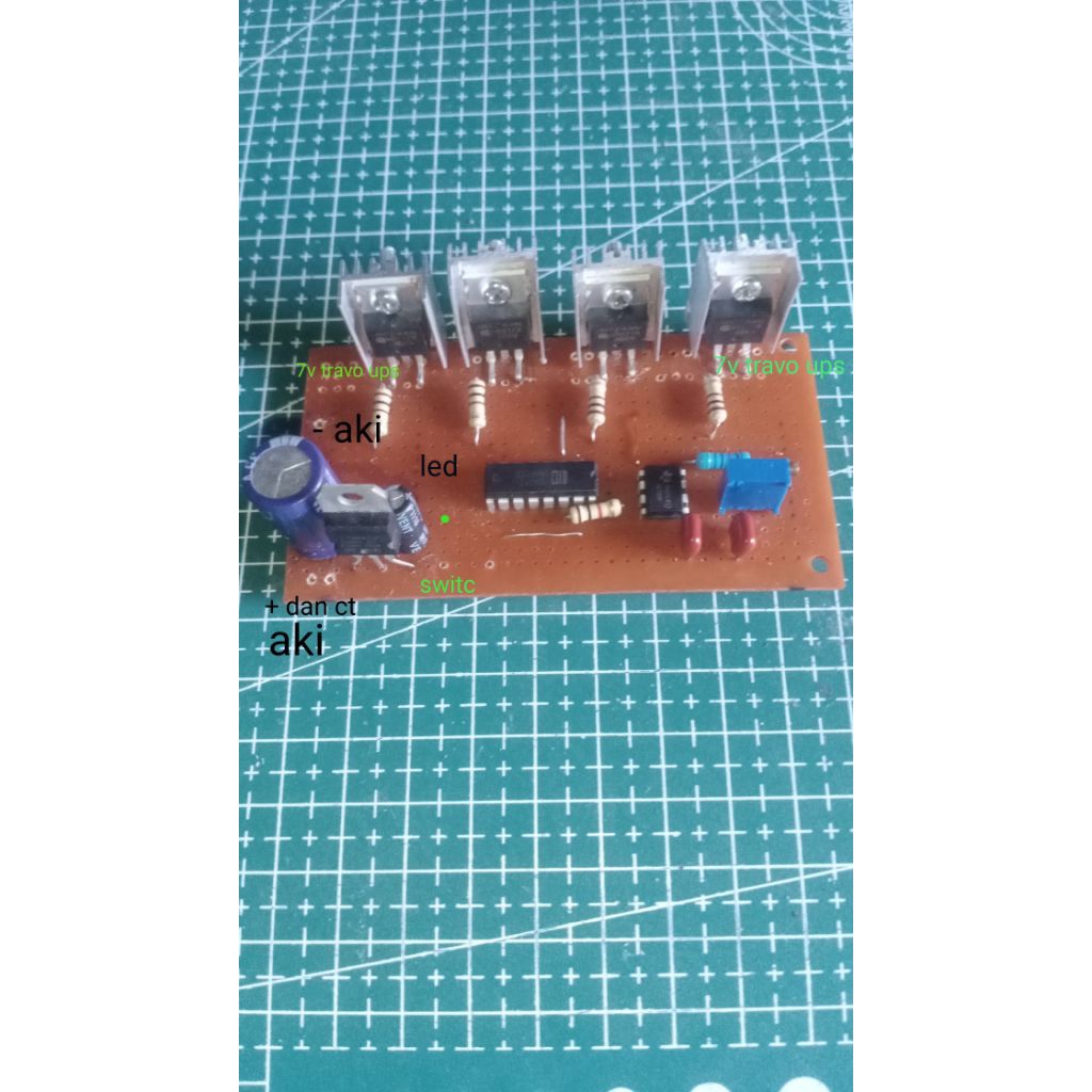 kit inverter untuk  CT 7v travo ups. baca deskripsi