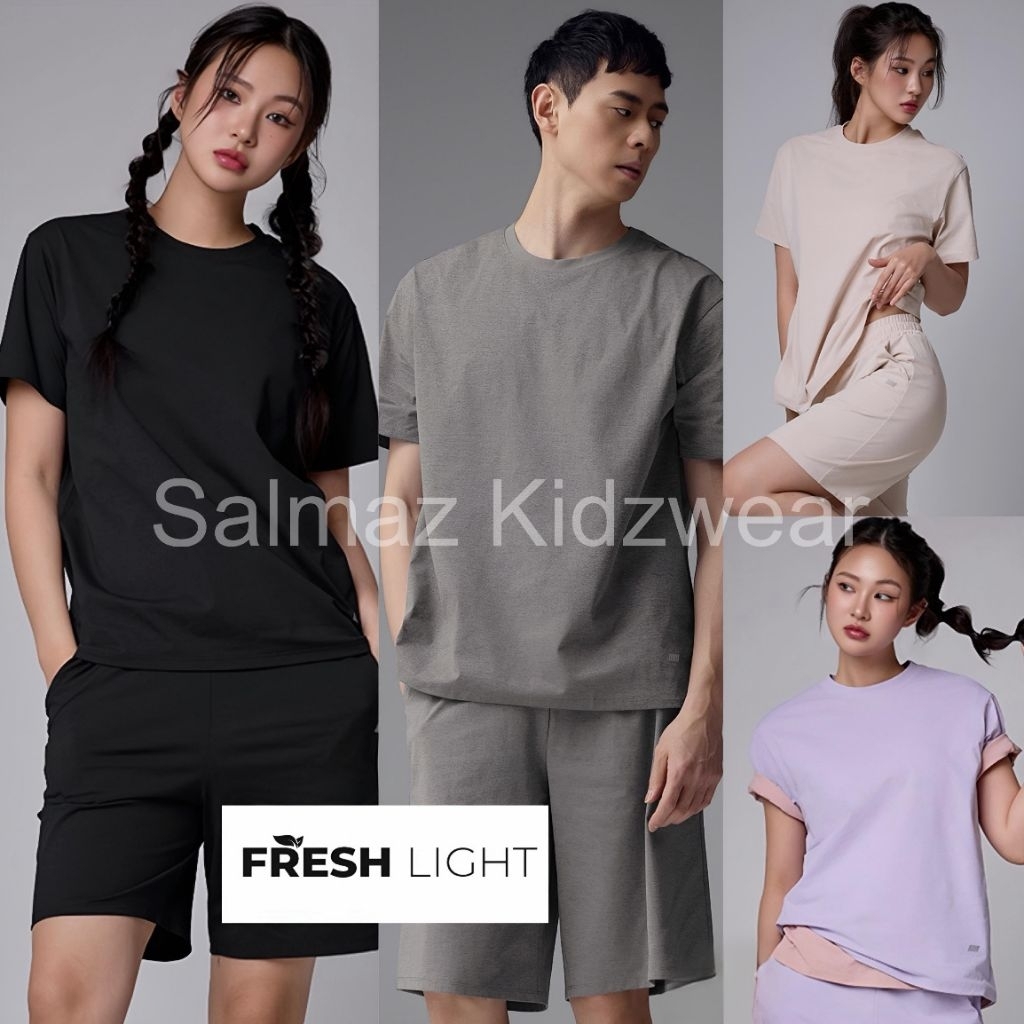Kaos Wanita Pria Dewasa Lengan Pendek Quick Dry Anti Bau STL