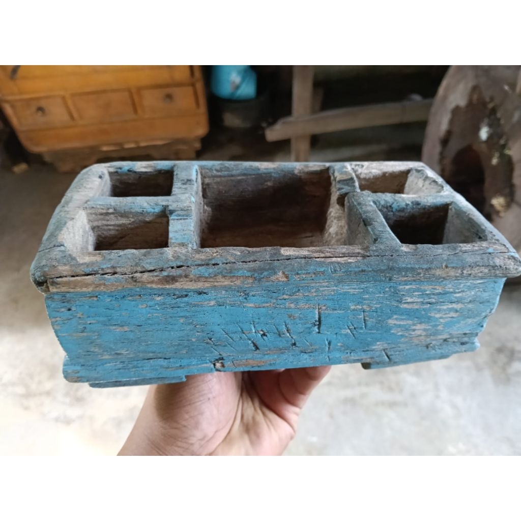 kinangan kayu jati asli jadul kuno lawasan