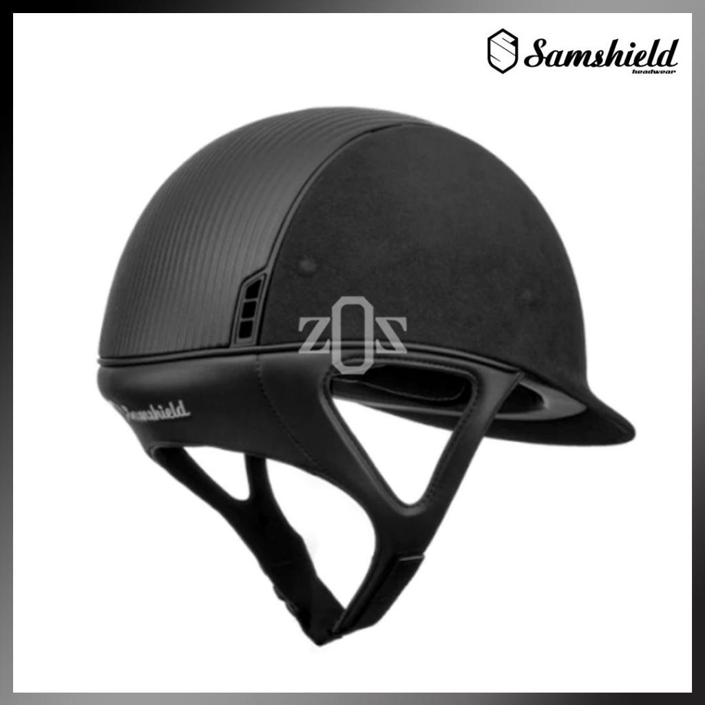Helm Berkuda Samshield Shadowmatt Alcantara Premium Equestrian HH14