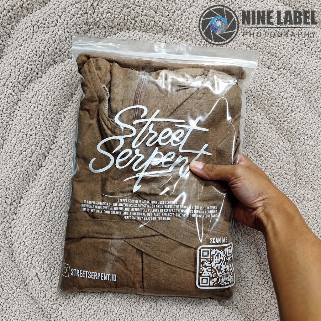 plastik PE klip, plastik custom, plastik sablon, kemasan baju/kemeja/jacket/gamis/daster, ziplock be
