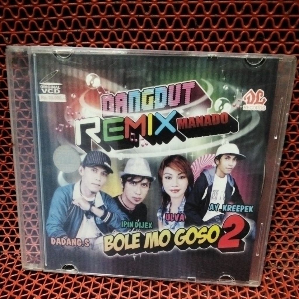 VCD KARAOKE DANGDUT REMIX MANADO 100% ORIGINAL BARU DAN MASIH SEGEL