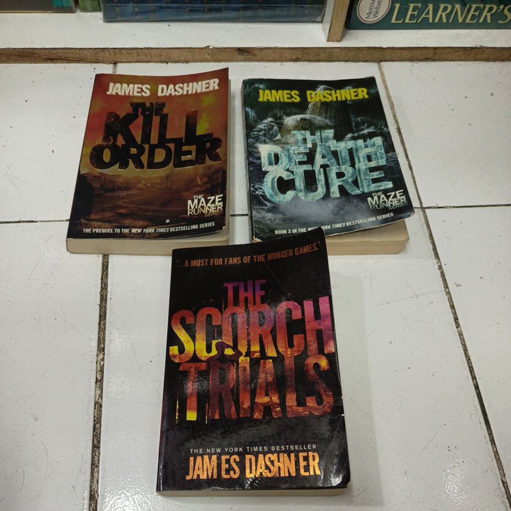 Set Buku THE SCORCH TRIALS, THE KILL ORDER, THE DEATH CURE