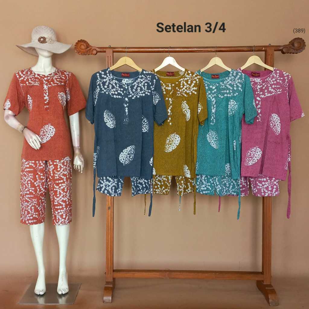 Setelan 3/4 By Putri Diana Busui Bahan Rayon Halus Terbaru Terlaris