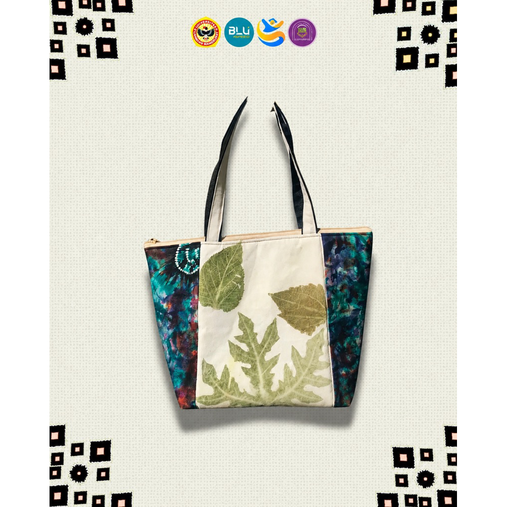 Ecoprint tote bag