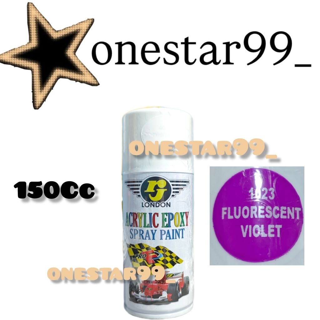 Pilok Pilox Pylox Cat Rj Fluorescent Violet 1023 Stabilo Ungu Glossy Mengkilap London Spray Paint 15