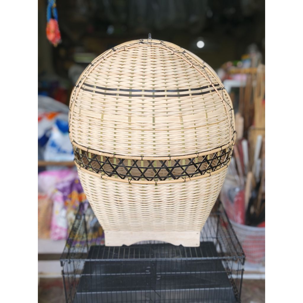 Kise Ayam Bangkok Premium / Kerepe Kurungan Ayam Bambu Rajut Tebal (khusus pengiriman instan)