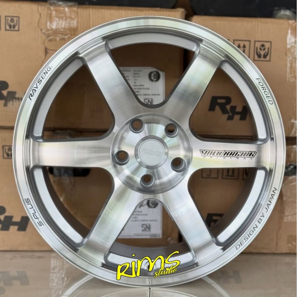 velg TE37 SAGA FLOW FORMING r18 lebar 9,5 pcd 5x114,3 ET 25 velg mobil ring 18 pnp mobil r18 reborn 