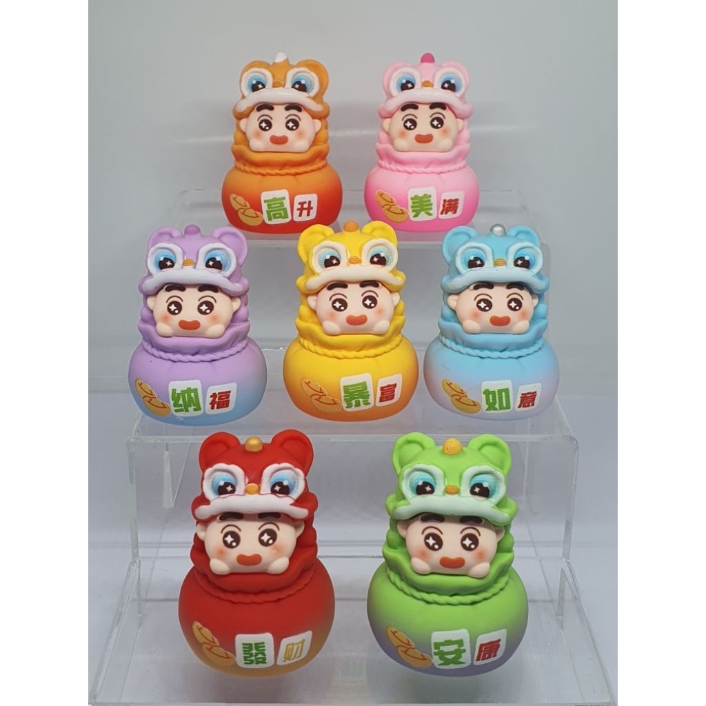 Clay Resin Solid Sincan Barongsai Figure