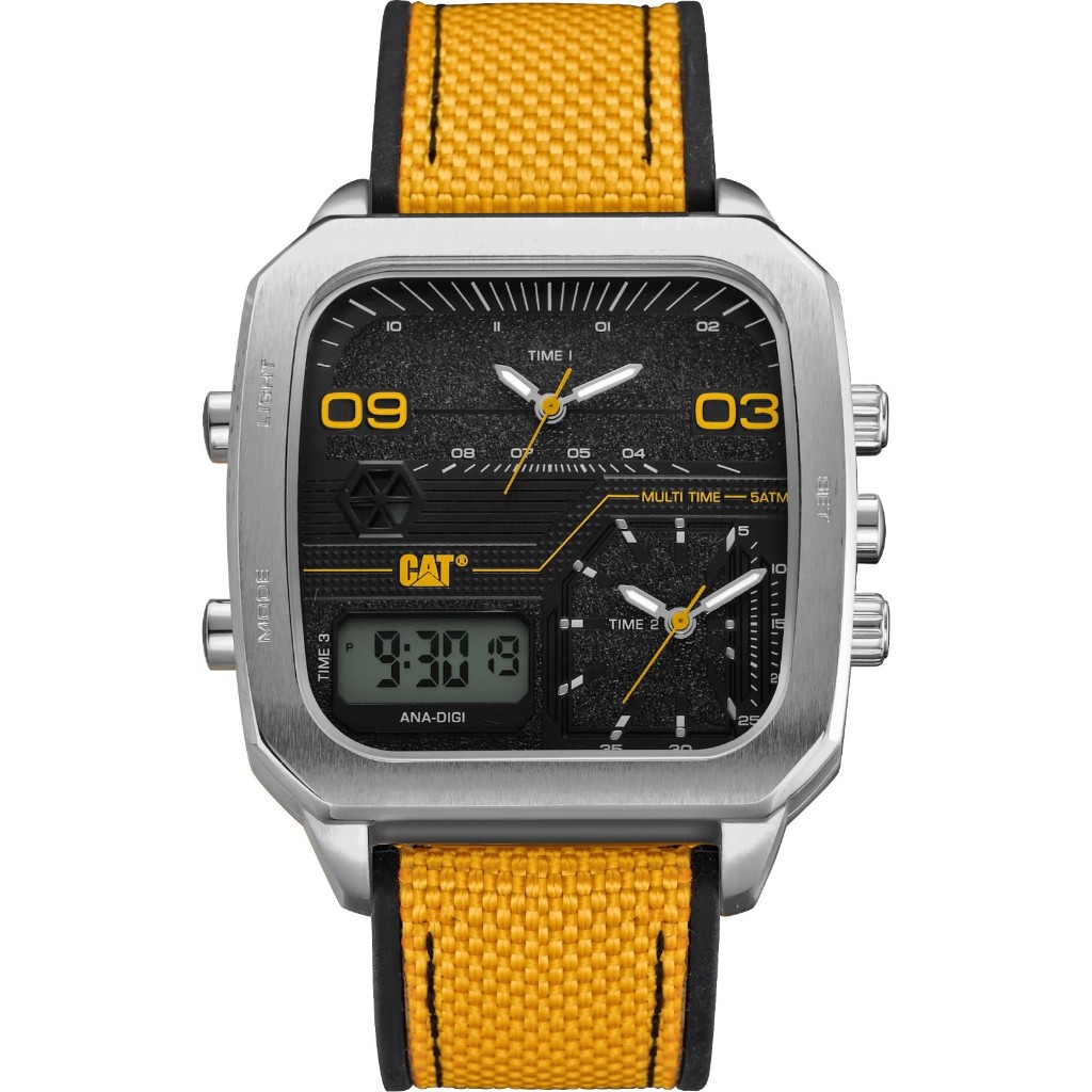 Caterpillar CAT Retro D Multi AS.149.27.137 Jam Tangan Pria Quartz 10ATM Original Stainless Steel & 