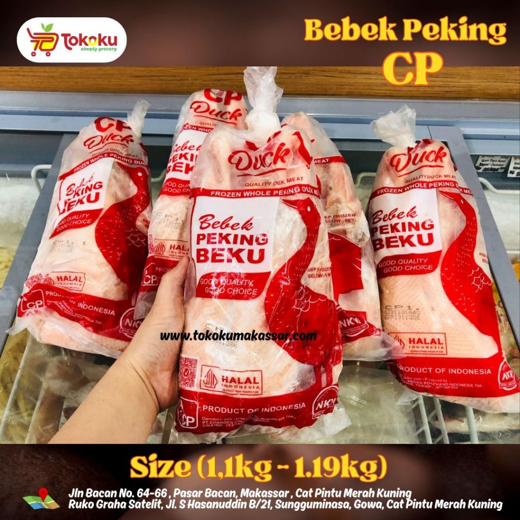 Bebek Utuh / Ekor berat 1,2kg - Bebek CP Utuh 1,2kg