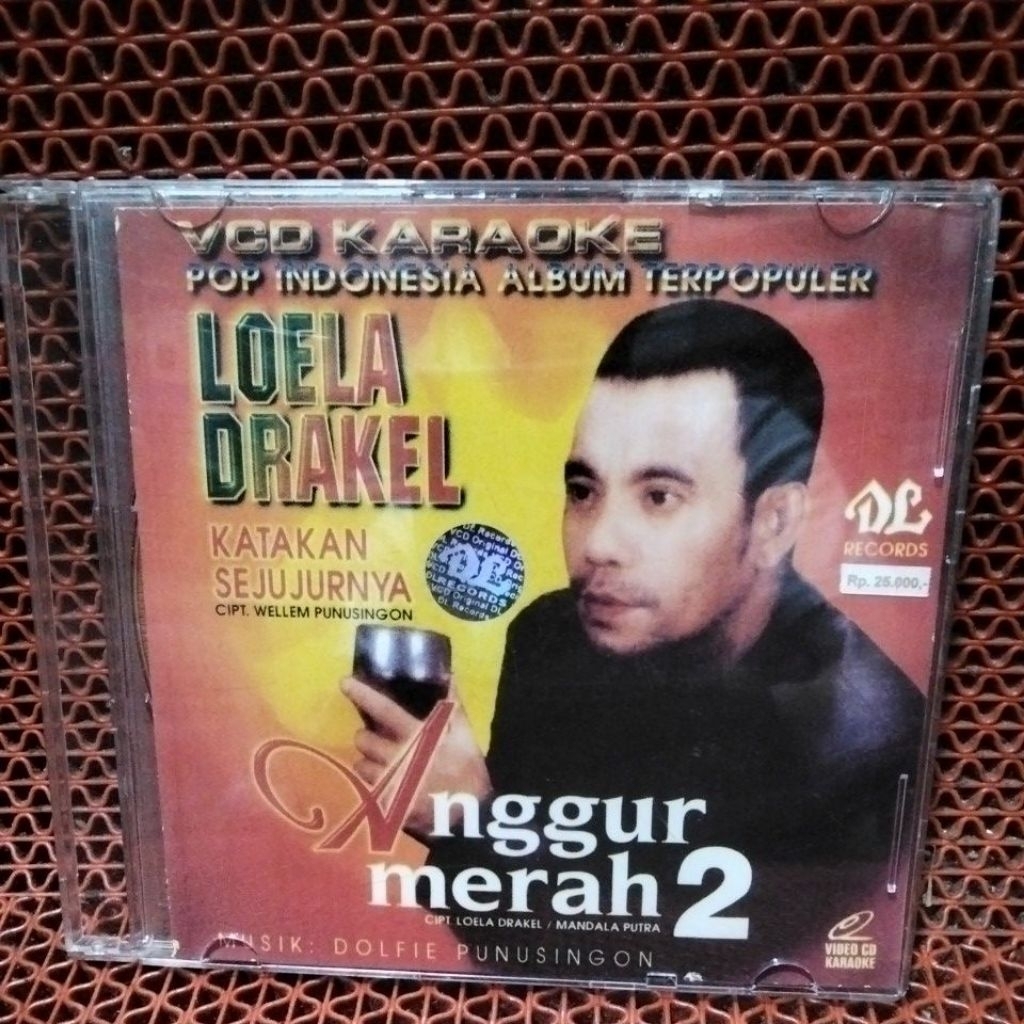 VCD KARAOKE LAGU POP MANADO LOELA DRAKEL 100% ORIGINAL BARU DAN MASIH SEGEL