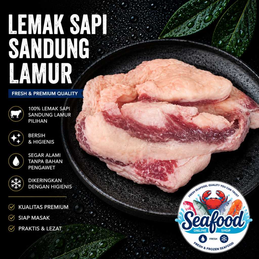 Lemak Sapi Sandung Lamur Halal Higenis 1Kg - Berkualitas - Bergaransi