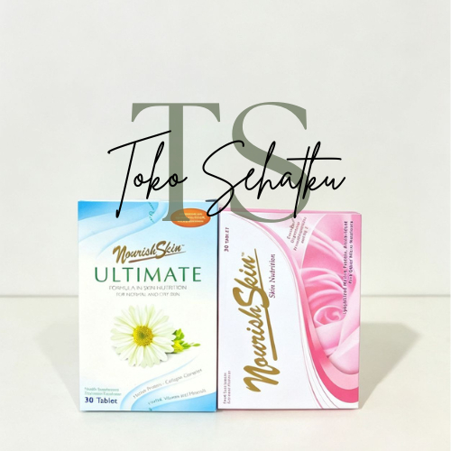 Suplemen Kecantikan Nourish Skin Ultimate 30 Kapsul - Kulit Lebih Sehat & Awet Muda - Nourish Skin O
