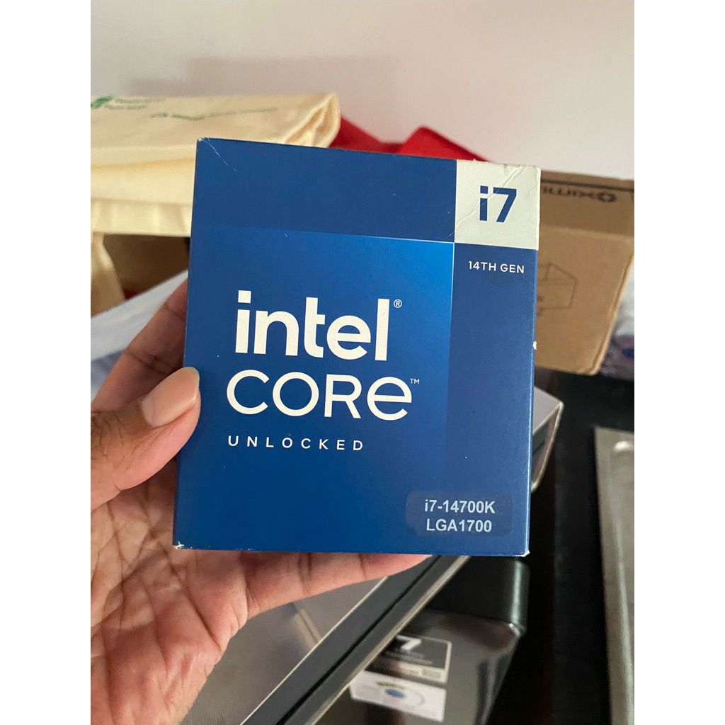 processor intel core i7 14700k box garansi resmi bekas