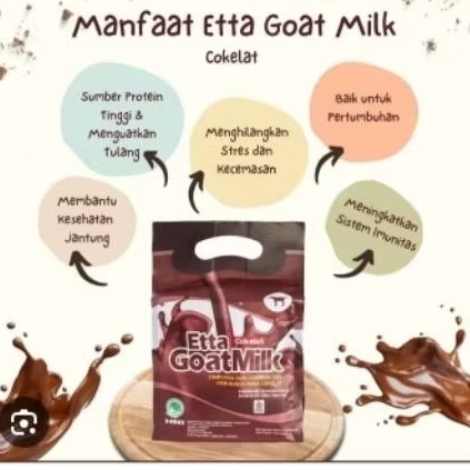 susu kambing etawa goat milk cokelat HNI
