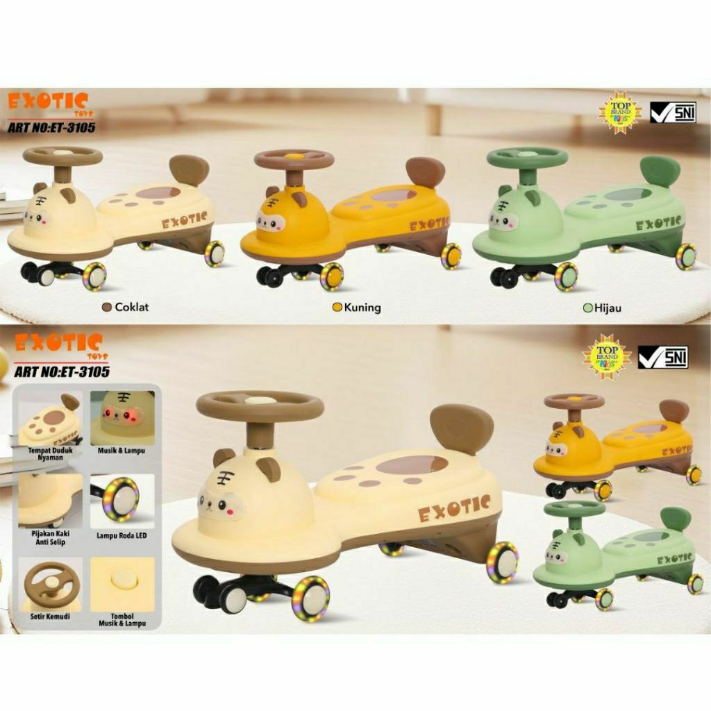 Exotic 3105/Exotic - Swing Car ET - 3106 Bebek / Swing Car ET - 3104 / Swing Car ET - 3101 / 3101 Ne