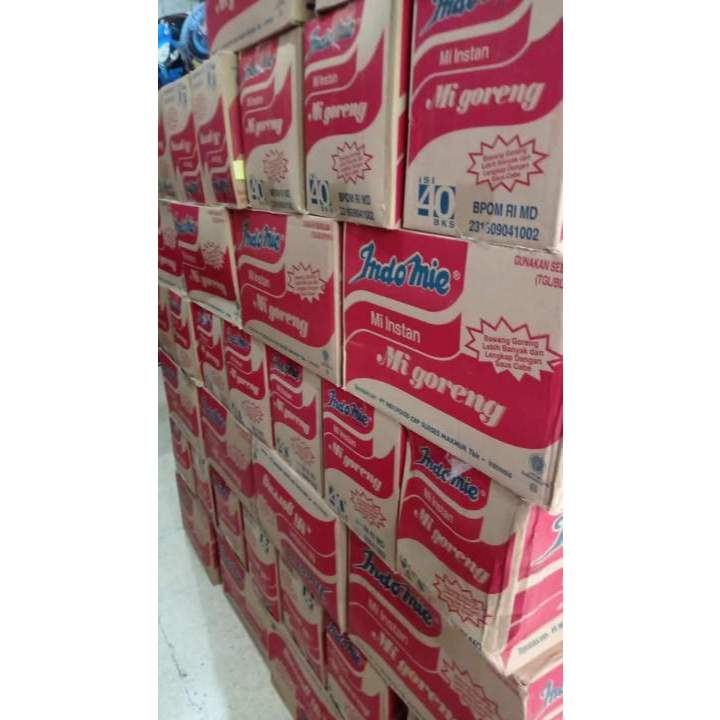INDOMIE GORENG 1 DUS 1 DUS KARTON / INDOMIE MIE GORENG / INDOMIE MI GORENG 1DUS ISI 40 PCS