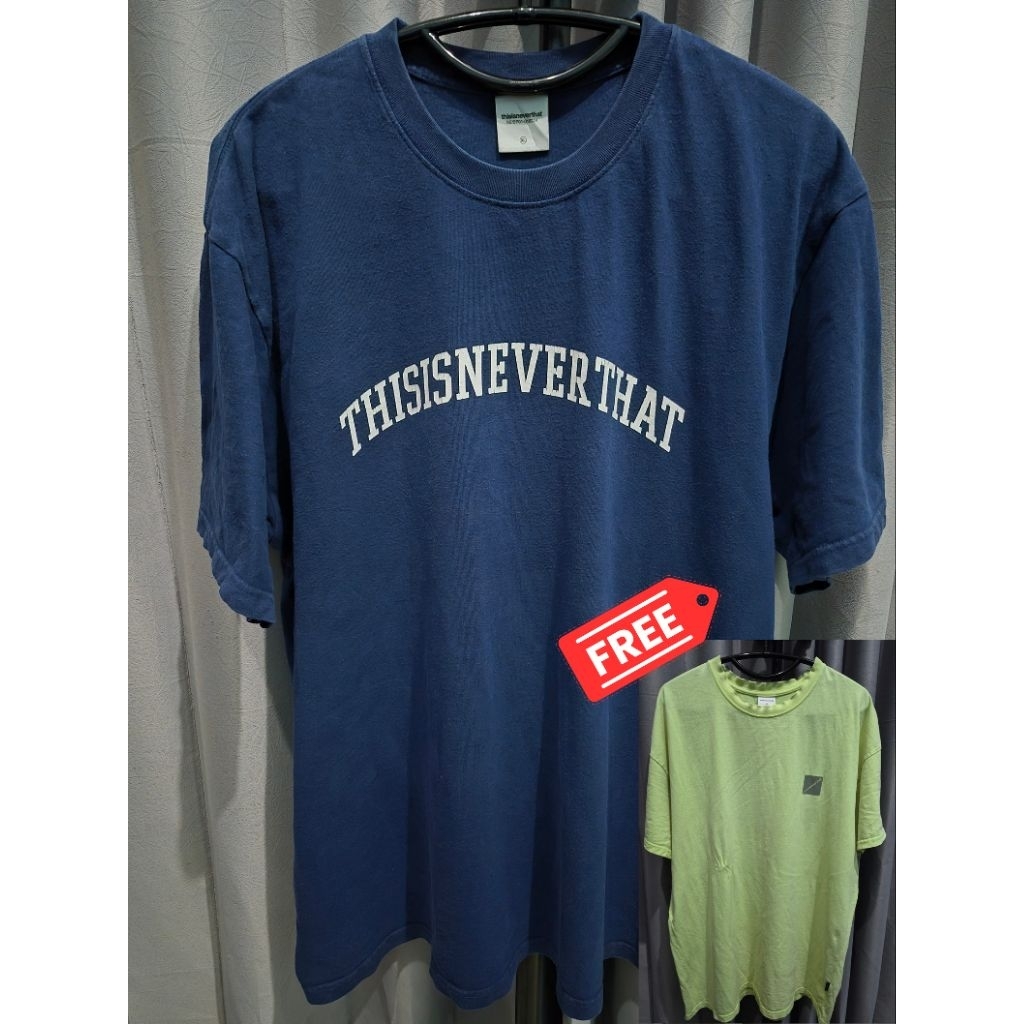 BUY 1 FREE 1 THISISNEVERTHAT TSHIRT XL PRELOVED