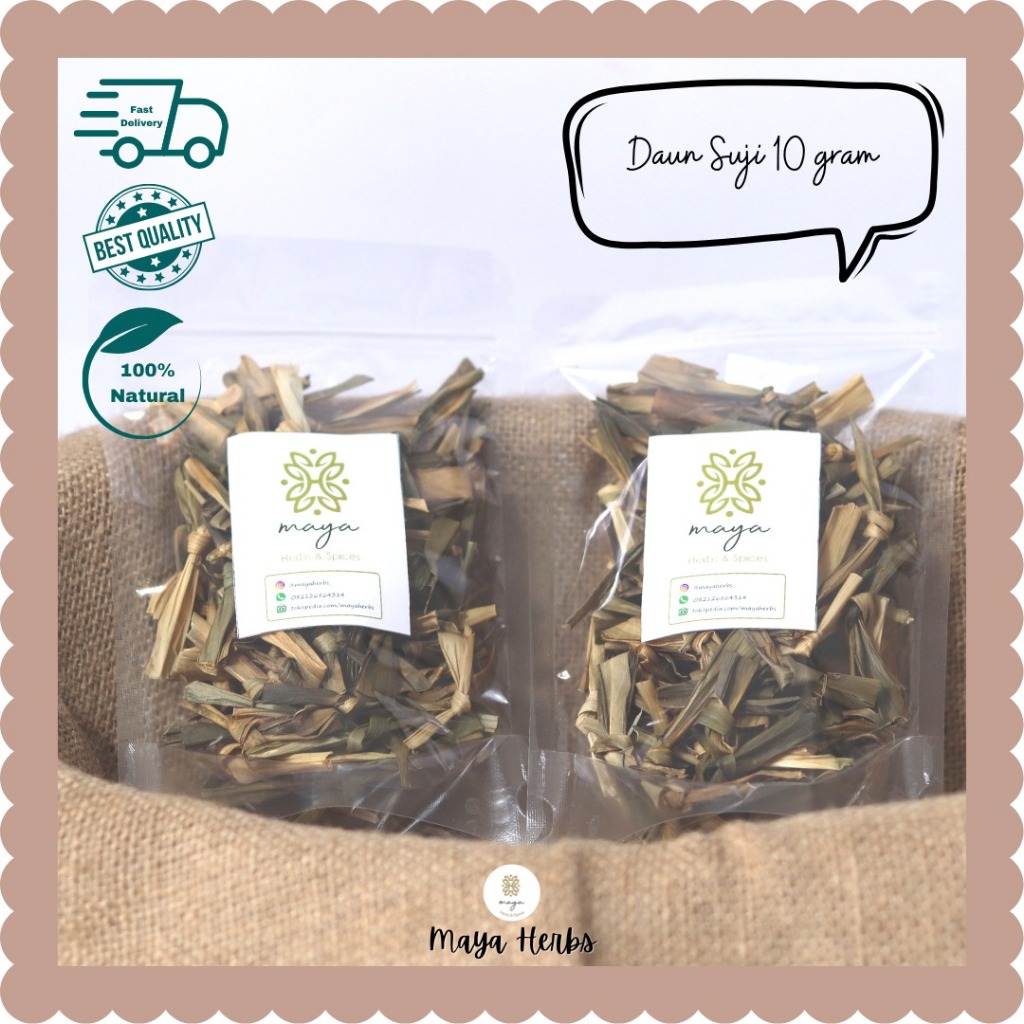 Daun Suji Kering 10 gram ( Dracaena Angustifolia )
