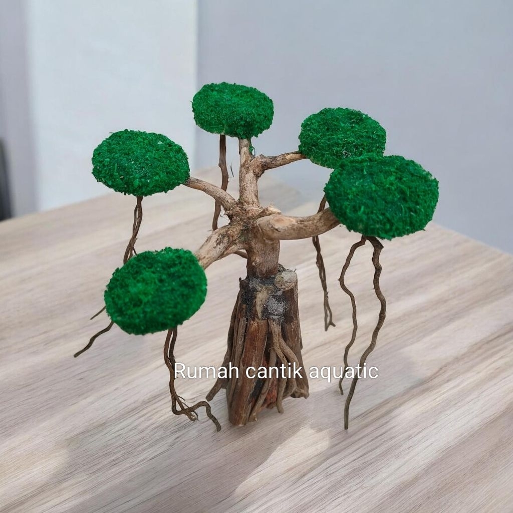 Bonsai mini hiasan akuarium