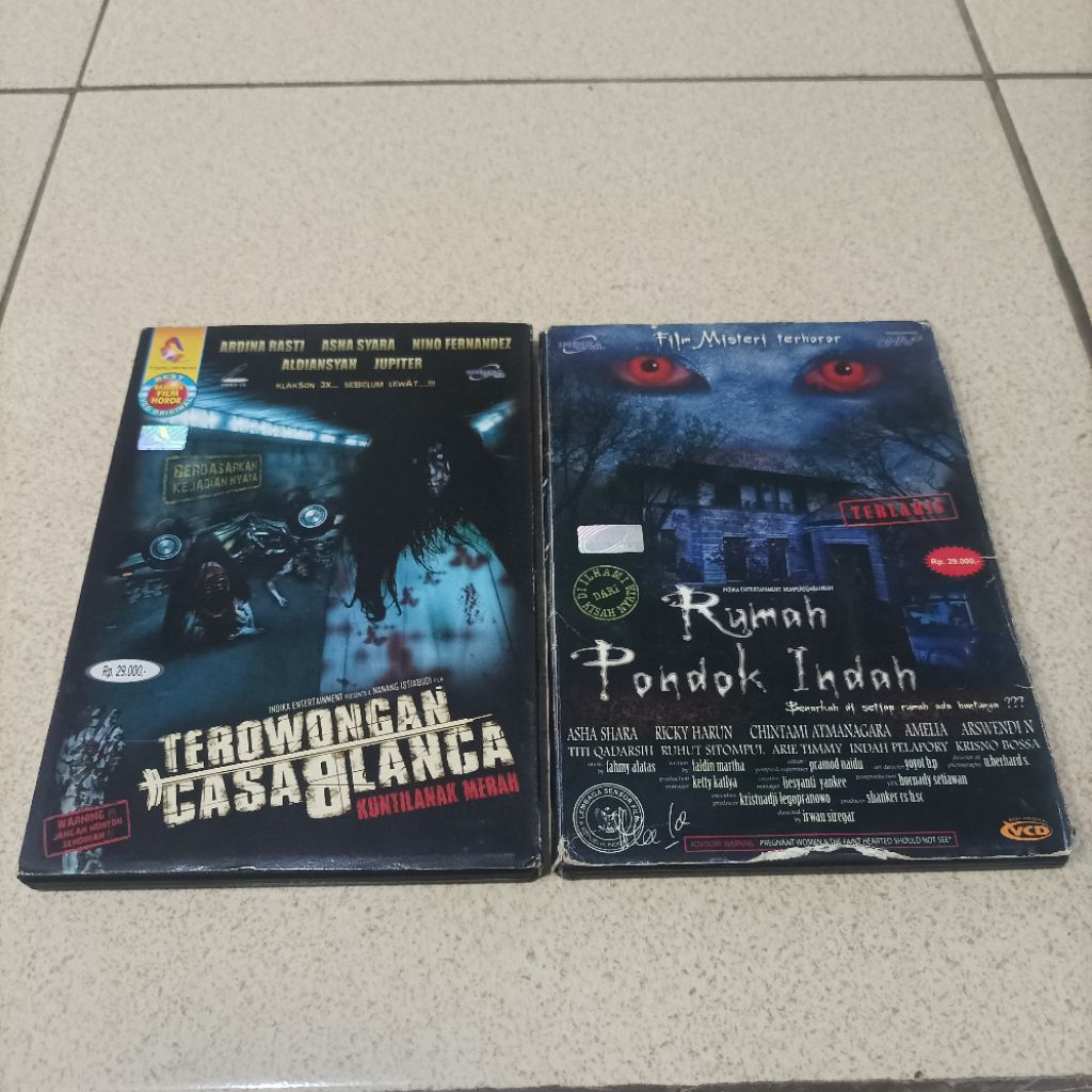 Paket VCD Original Film Terowongan Casablanca dan Misteri Pondok Indah