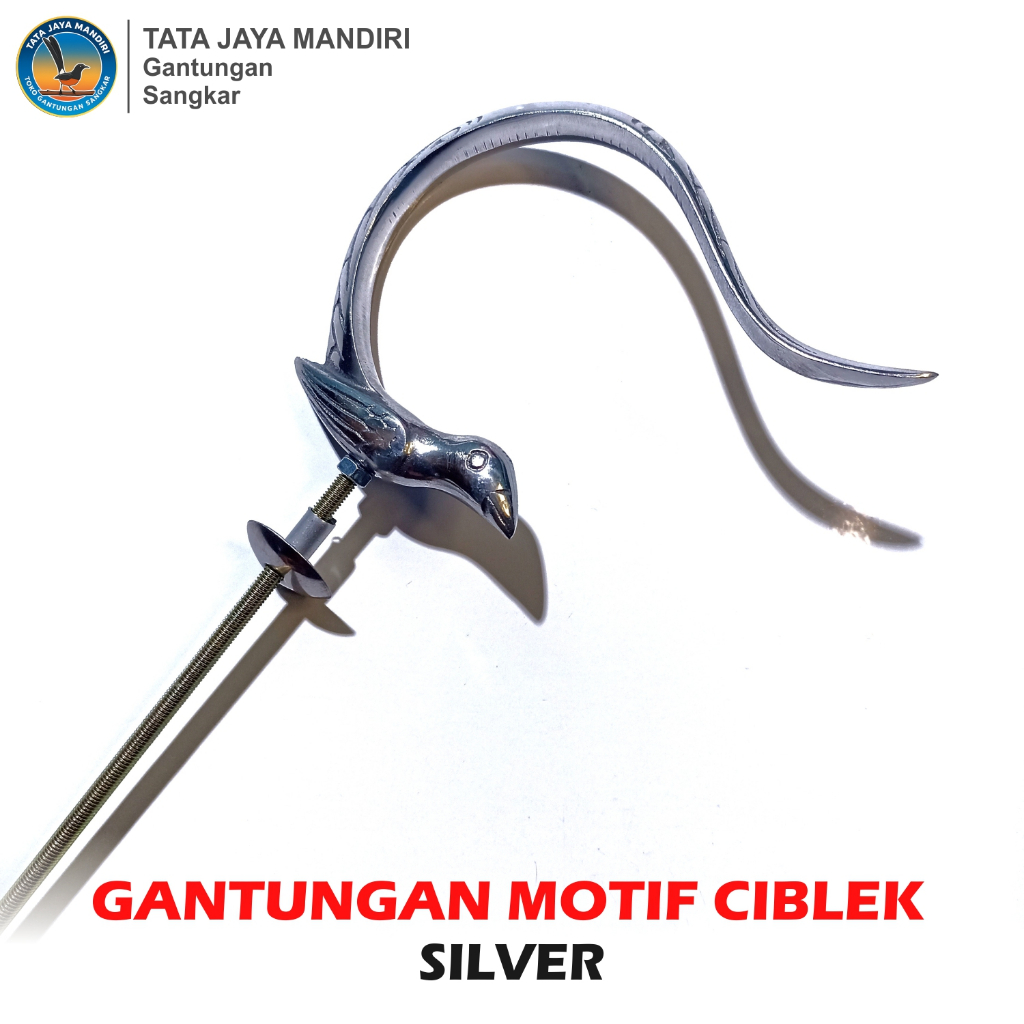 GANTUNGAN SANGKAR MOTIF CIBLEK SILVER GANTUNGAN SAJA CANTOLAN SANGKAR BURUNG CIBLEK