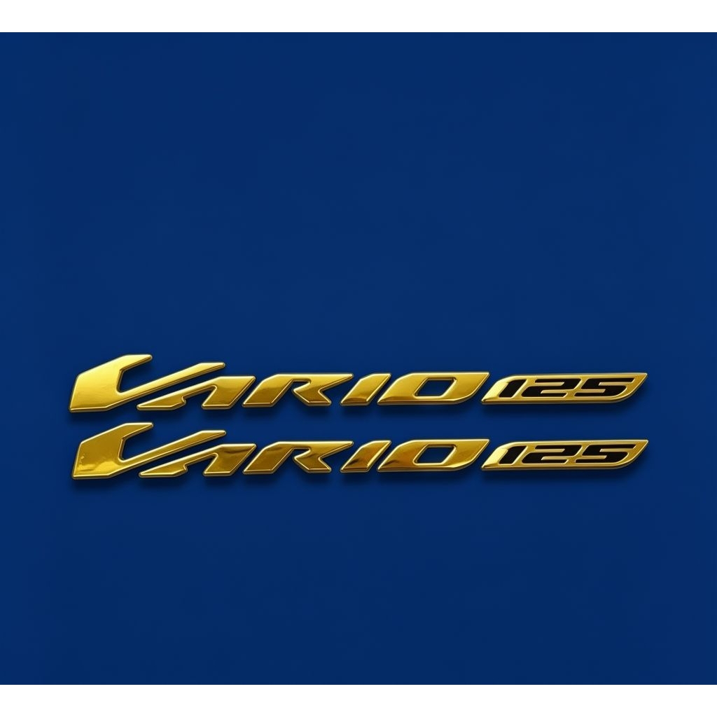 emblem Vario 125 gold bahan resin sepasang