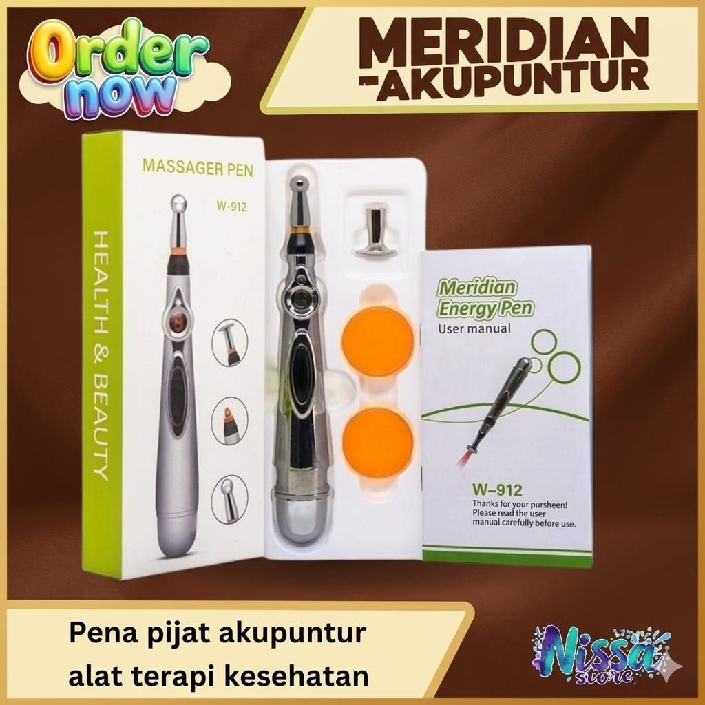 ORIGINAL PENA AKUPUNTUR ELEKTRONIK AKUPUNTUR PEN MERIDIAN ENERGY PEN REFLEKSI PEN AKUPUNTUR